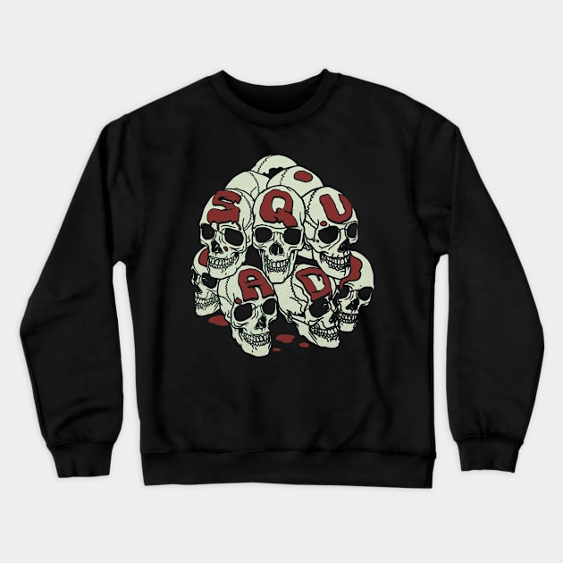 skulls skuad Crewneck Sweatshirt by mianaomi